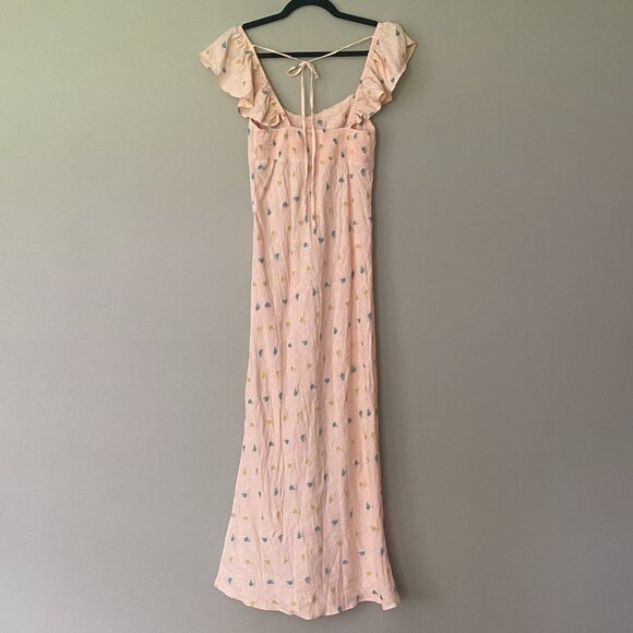 NWT Anthropologie Scallop Babydoll Midi Dress Size XS - Picture 6 of 8